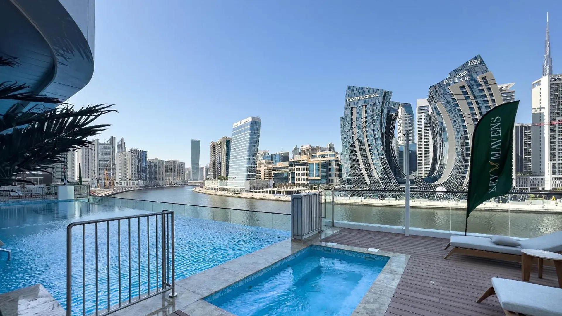 Luxury Marasi Drive, 1Bdr Apt With Private Jacuzzi 두바이 0*,  아랍에미리트
