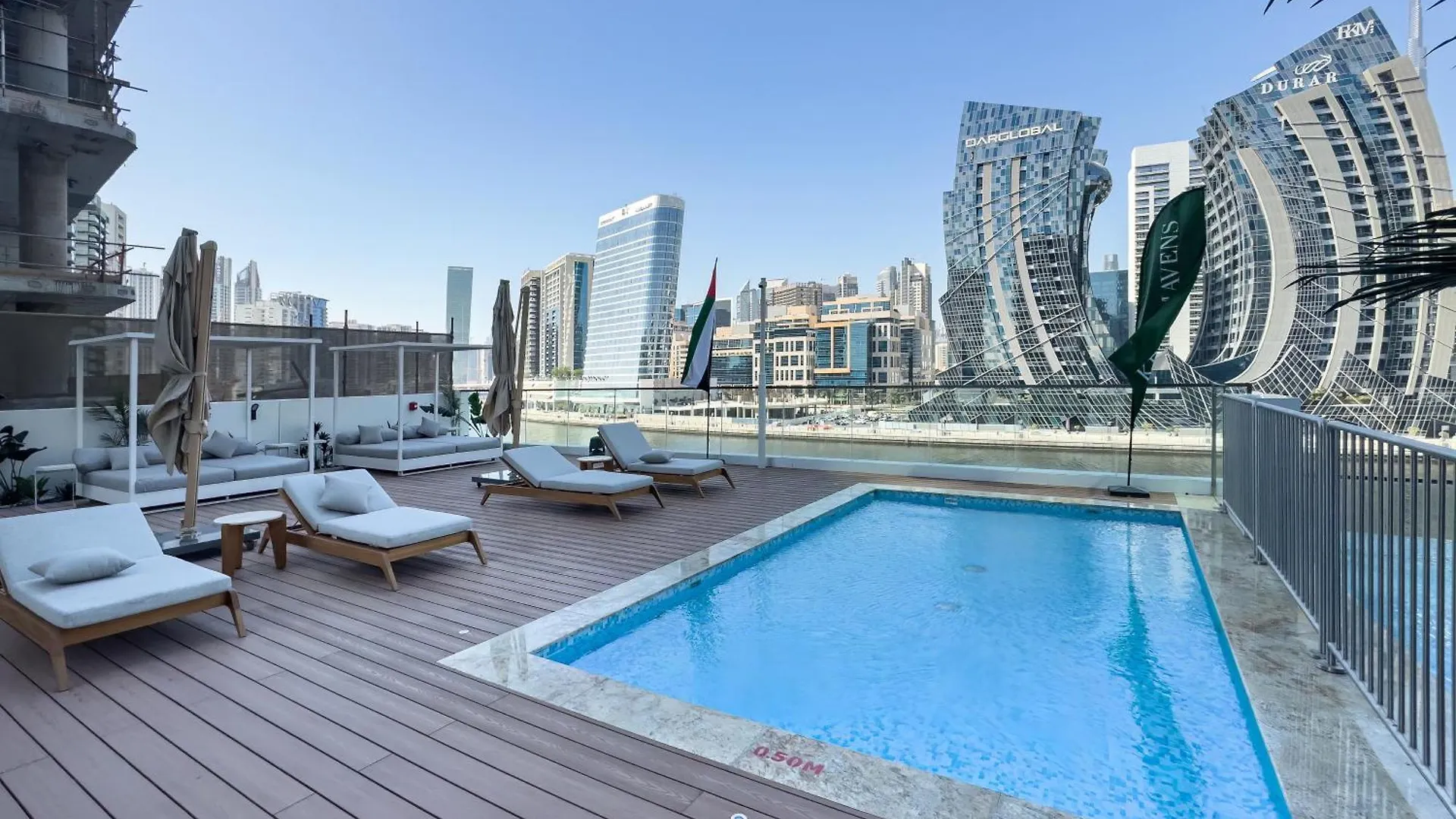 Luxury Marasi Drive, 1Bdr Apt With Private Jacuzzi 두바이 0*,  아랍에미리트