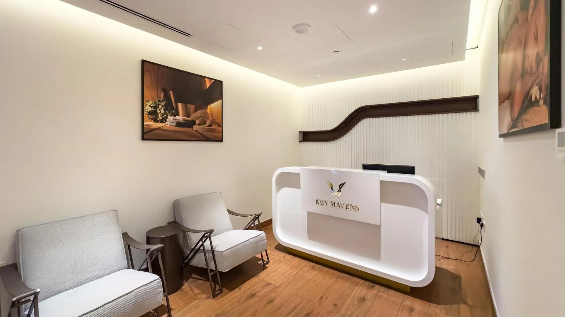 아파트 Luxury Marasi Drive, 1Bdr Apt With Private Jacuzzi 두바이 아랍에미리트