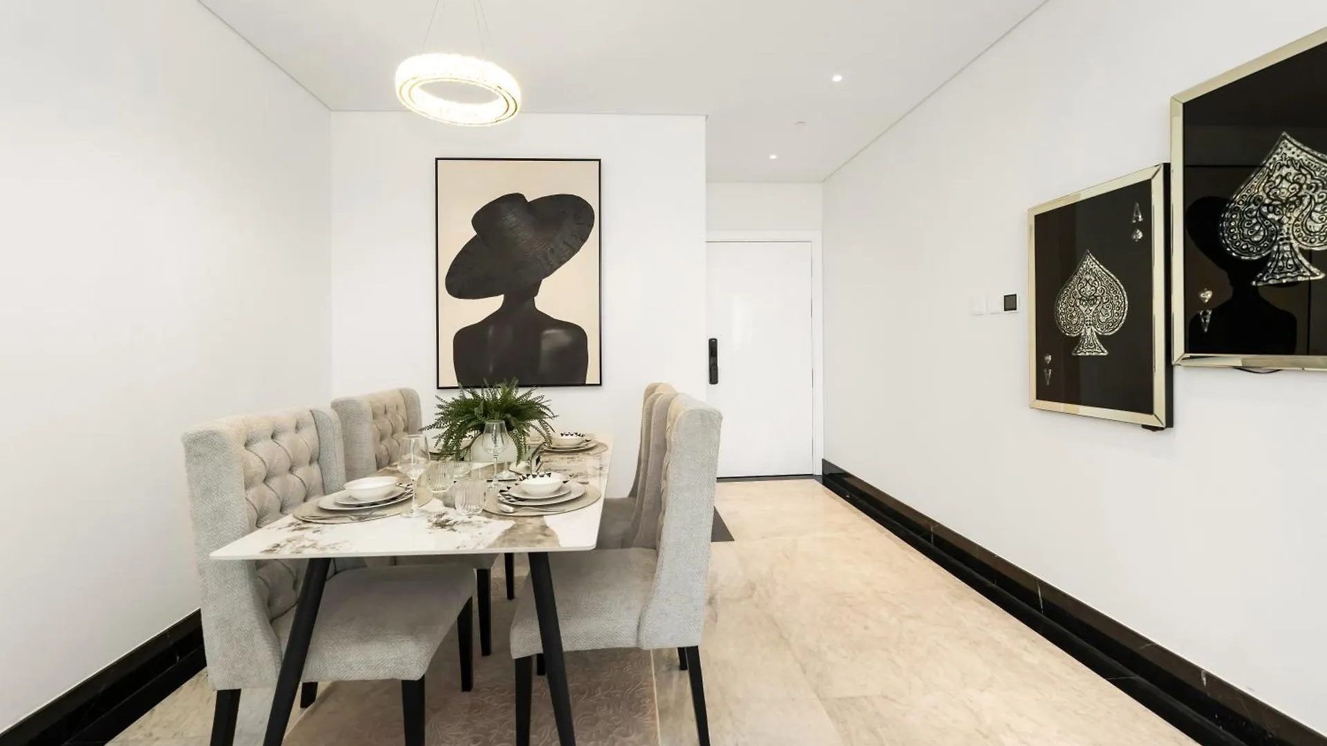 Luxury Marasi Drive, 1Bdr Apt With Private Jacuzzi 두바이 0*,  아랍에미리트