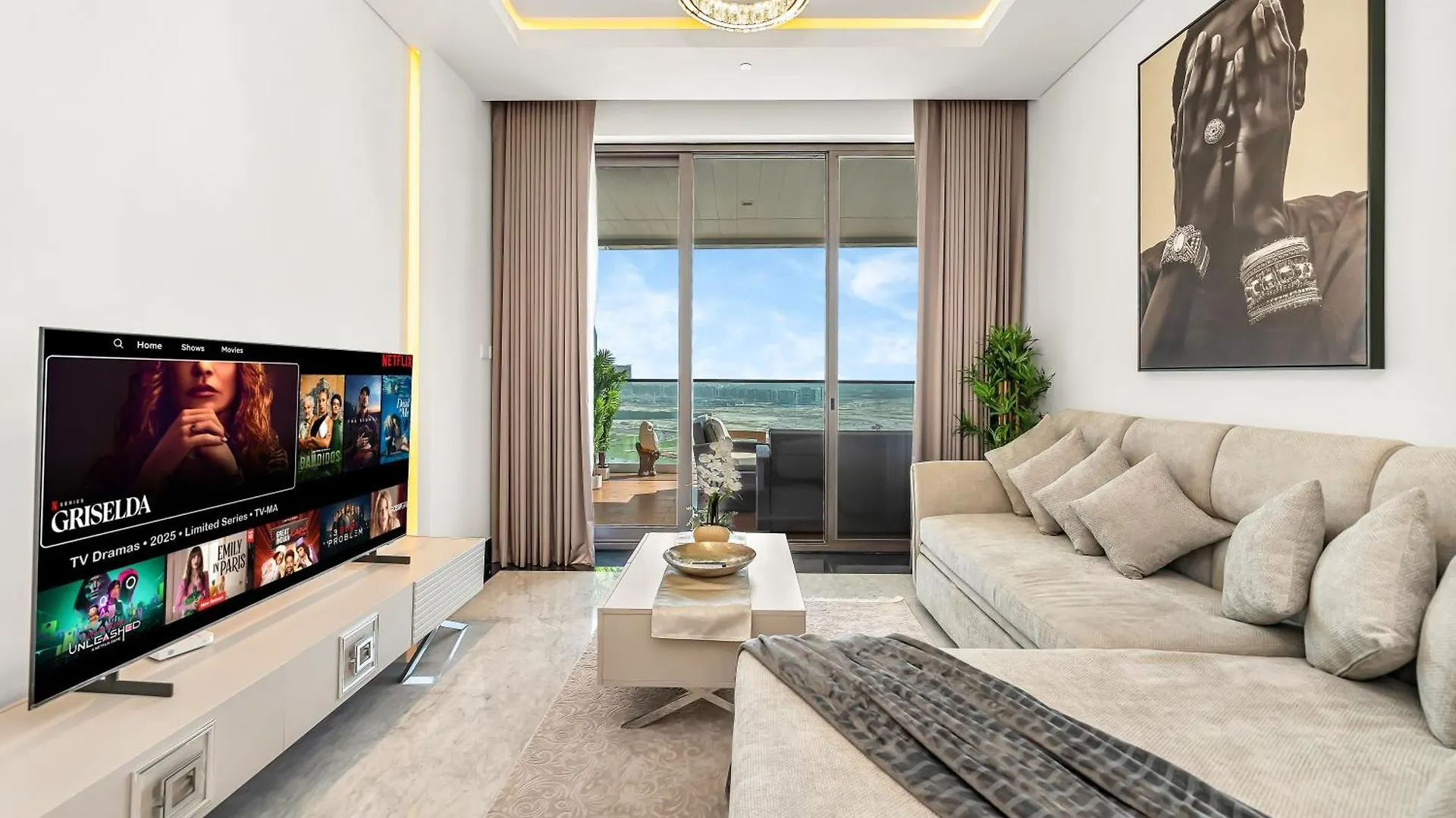 Luxury Marasi Drive, 1Bdr Apt With Private Jacuzzi 두바이 아랍에미리트