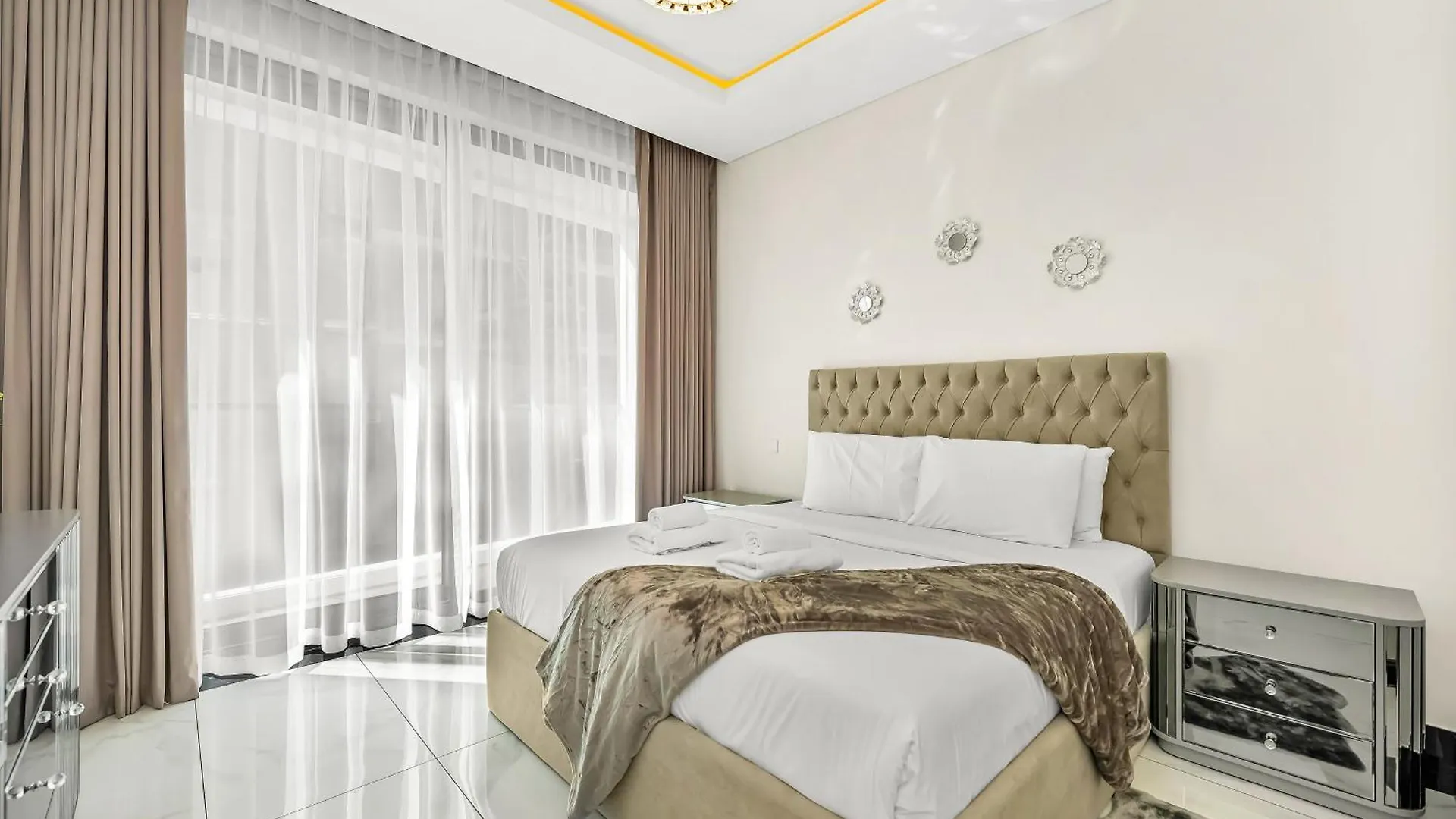 Luxury Marasi Drive, 1Bdr Apt With Private Jacuzzi 두바이 0*,